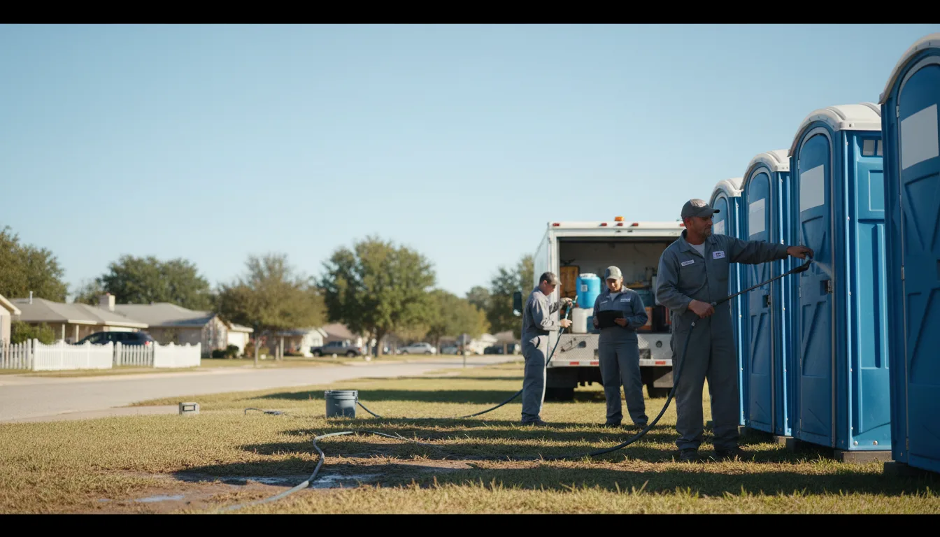Long-Term Portable Toilet Rental in Pleasant Dale, NE near me